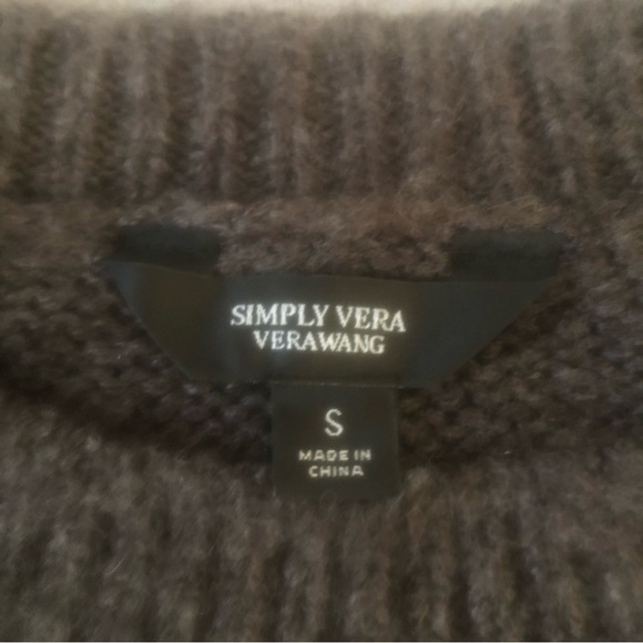 🇺🇸Simply Vera Vera Wang Color Block Fuzzy Ombré Sweater - Picture 5 of 7